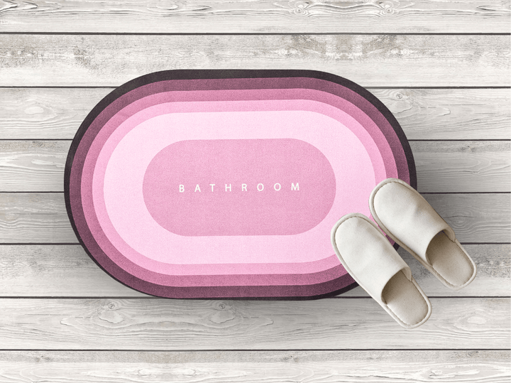 Anti-Slip Bathroom And Living Room Mat Super Absorbent & Quick-Drying Back