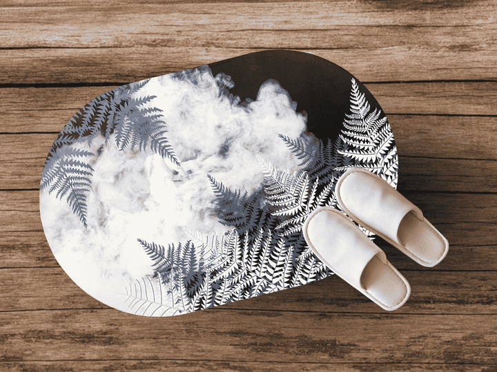 Anti-Slip Bathroom And Living Room Mat Super Absorbent & Quick-Drying Back