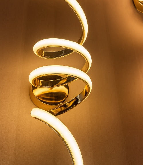 Modern Spiral LED Wall Light