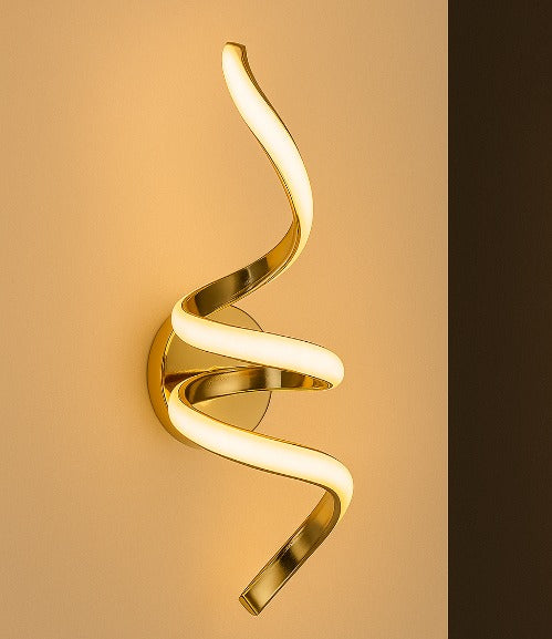 Modern Spiral LED Wall Light