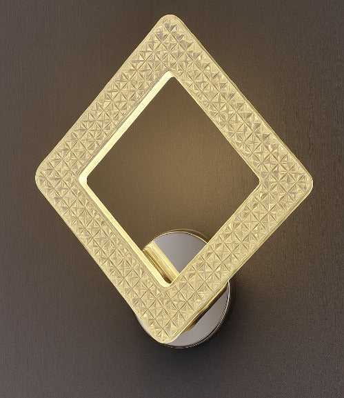 Crystal Diamond Square LED Wall Light