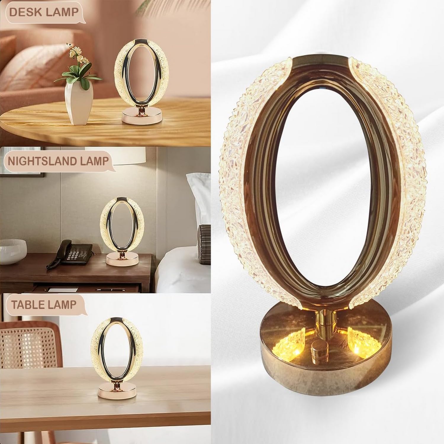 LumaHalo™  Crystal Wall Lamp