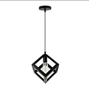 Modern Square Cube Ceiling Lamp (Black and  Golden ) (Copy)