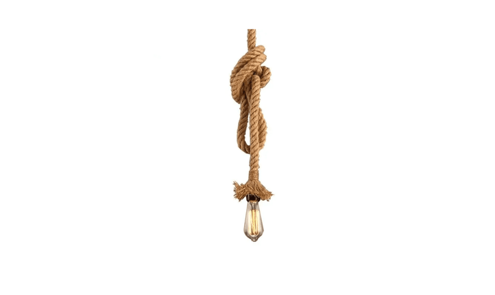Rope Hanging Light | E27 Vintage Pendant Ceiling Lamp | Retro Hanging