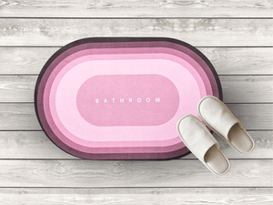 Anti-Slip Bathroom And Living Room Mat Super Absorbent & Quick-Drying Back