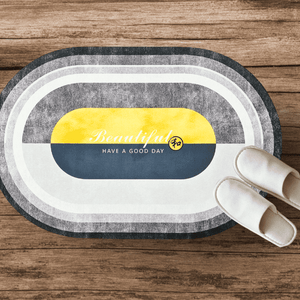 Anti-Slip Bathroom And Living Room Mat Super Absorbent & Quick-Drying Back