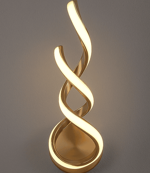 Modern Spiral LED Wall Light