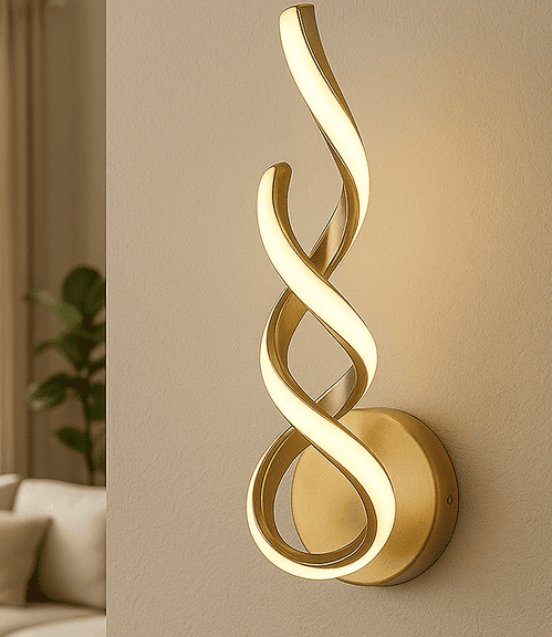 Modern Spiral LED Wall Light
