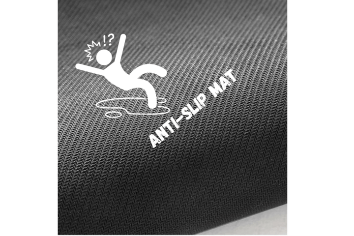 Luxury Black Marble Pattern Anti-Slip Floor Mat Set - Elegant